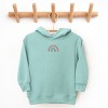 The Juniper Shop Embroidered Rainbow Heart Toddler Hoodie - 2 of 4
