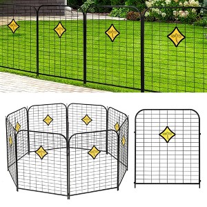 Decorative Garden Fence Animal Barrier Outdoor Landscape Patio Border - 1 of 4