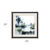 HomeRoots Wanderlust Calling Modern Landscape Black Framed Wall Art - 3 of 4