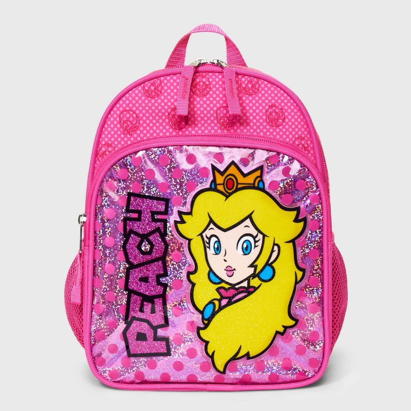 Girls&#39; Nintendo Princess Peach 11&#34; Mini Backpack - Pink, 1 of 5