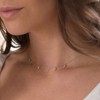 Bearfruit Jewelry Sterling Silver 18k Gold Plated Brianna Cross Necklace - 4 of 4