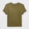 Women's Slim Fit Cropped Ribbed T-Shirt - A New Day™ - 4 of 4