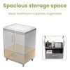 Hyleory 25" Modern Bathroom Vanity With Ceramic Basin, Undermount Sink Cabinet, Free Standing Storage Cabinet With Sink Combo Set - 3 of 4
