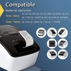 BETCKEY - Compatible File Folder Labels Replacement for Brother Use with Brother QL Label Printers 10 Rolls/3000 Labels + 2 Reusable Holder Frames - 4 of 4