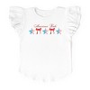 The Juniper Shop American Babe Star Bow Coquette  Flutter Sleeve Tee - 2 of 4