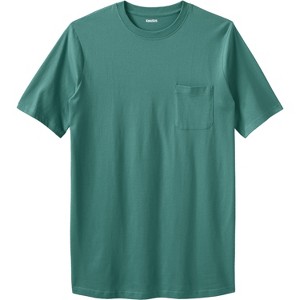 KingSize Shrink-Less Lightweight Longer-Length Crewneck Pocket T-Shirt - 1 of 4