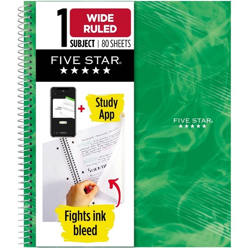 five star 5 subject notebook target