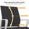 NicBex Mesh Office Chair,Ergonomic Office Chair with Bow-Frame,Padded Seat,Computer Desk Chair for Home,Study Room,Meeting Room - 4 of 4