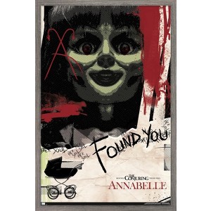Trends International Annabelle - Found You Framed Wall Poster Prints - 1 of 4