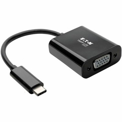 Tripp Lite USB-C to VGA Adapter Converter, Thunderbolt 3, U444-06N-VB-AM