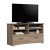 Beginnings 2 Drawer TV Stand for TVs up to 54" Summer Brown - Sauder: Entertainment Center, Open Shelving - 2 of 4