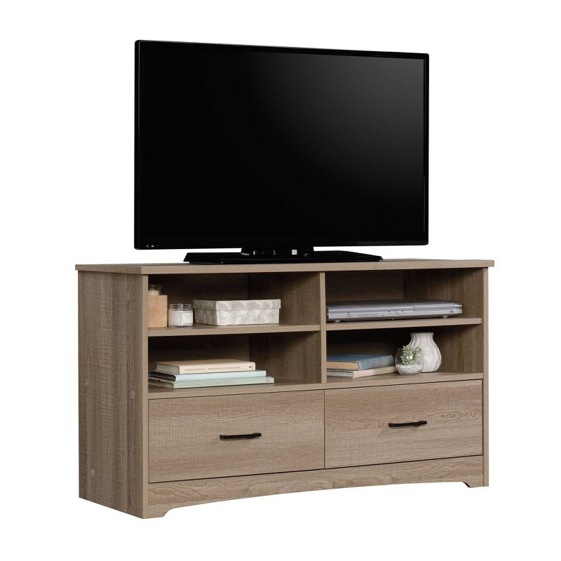 Beginnings 2 Drawer TV Stand for TVs up to 54&#34; Summer Brown - Sauder, 3 of 10