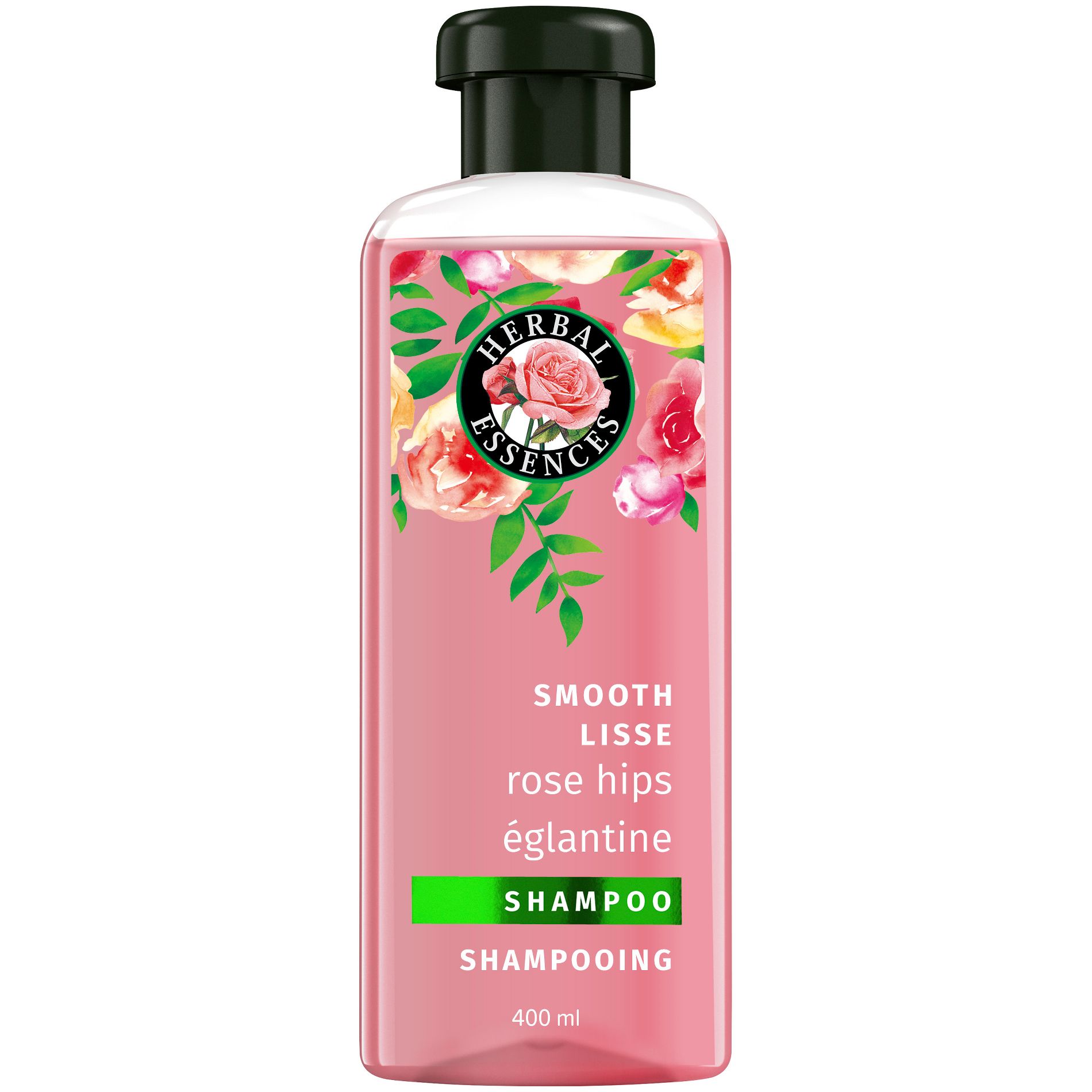 Herbal Essences Travel Size Smooth Shampoo with Rose Hips & Jojoba Extracts - 3.38 fl oz: Silicone-Free, Mineral Oil-Free, All Hair Types