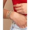 Adjustable Link Chain Bracelet for Women, OTT Layered Statement Jewelry with Gold Tone Accents - 3 of 4