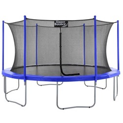 Upper Bounce Trampoline Safety Enclosure Replacement Net with Smartphone/Tabl... 