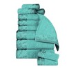 Charming Floral Accent Cotton Towel Set by Blue Nile Mills - 2 of 4