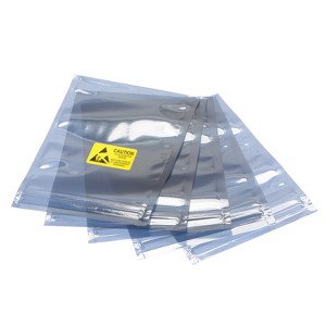 Unique Bargains Antistatic Resealable Durable Shielding Hard Drive Bag with Labels 50 Pcs - 1 of 3