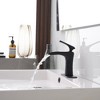 BWE Waterfall Single Hole Single-Handle Low-Arc Bathroom Faucet With Deck Plate - 3 of 4
