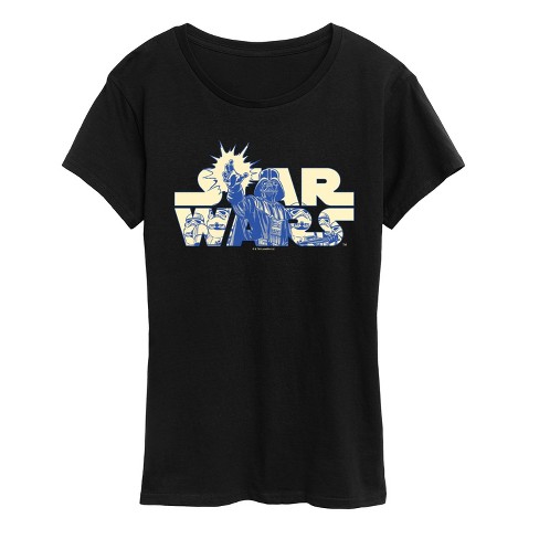 Women's - Star Wars - Logo Empire Short Sleeve Graphic T-Shirt - image 1 of 4