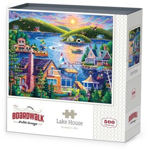 Lake House by Boardwalk - Jigsaw Puzzle - 1 of 4