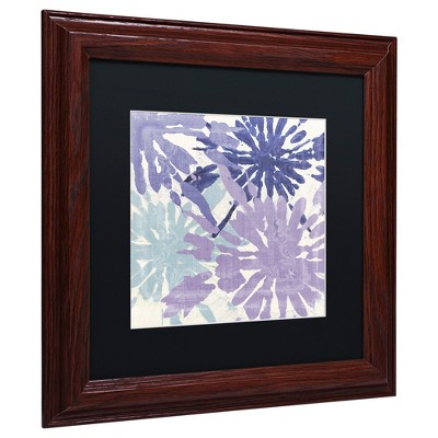 Trademark Fine Art -Color Bakery 'Blue Curry II' Matted Framed Art