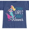 Girls' - Barbie - Strong Girls Make Waves Fitted Short Sleeve Graphic T-Shirt - 2 of 4