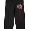 Supernatural Series Join the Hunt Men's Black Graphic Sleep Pants - 2 of 4