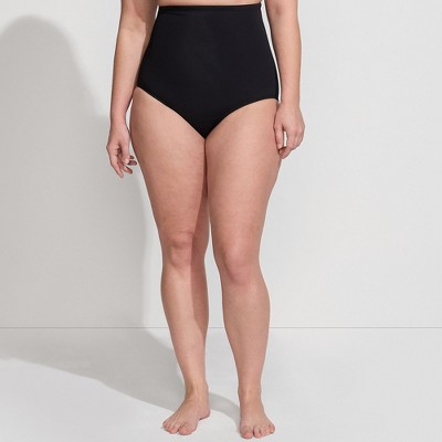 Lands' End Women's Slender Separates Ultra High Waisted Bikini Swim Bottoms