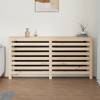 vidaXL Radiator Cover 66.5"x7.5"x33.1" Solid Wood Pine - 3 of 4