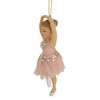 Northlight 4.25" Pretty in Pink Ballerina Girl Christmas Ornament - 4 of 4