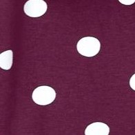 deep claret white dot