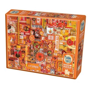 Cobble Hill Orange 1000 Piece Puzzle 80147 Jigsaw Puzzle 1000pc - 1 of 1