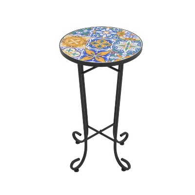 Christopher Knight Home Iris Outdoor Ceramic Tile Side Table