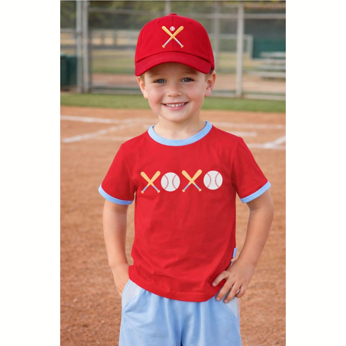 Bits & Bows Baseball Bats Baseball Hat - thumbnail 2