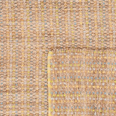 Cape Cod Yellow Handwoven Cotton Area Rug 4' x 6'
