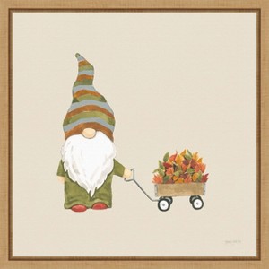 Amanti Art Harvest Gnomes II Neutral by Jenaya Jackson Canvas Wall Art Print Framed 16 x 16-in. - 1 of 4