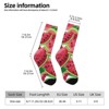 Summer Watermelon Women Printed Crew Socks Funny Funky Socks Soft Polyester Novelty Gifts for Artists Men - 2 of 4