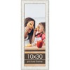 PosterPalooza | Panoramic Ornate White Picture Frame - UV Acrylic, Foam Board Backing, Hanging Hardware - 2 of 4