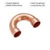 Unique Bargains Copper Soldering HVAC Refrigeration U Shape Elbow 180 Degree Pipe Fittings Rose Gold - 4 of 4