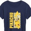 Women's - Pokémon - Pikachu Lightning Bolts Short Sleeve Graphic T-Shirt - 2 of 4