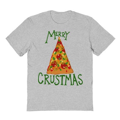 Rerun Island Men's Merry Crustmas Short Sleeve Graphic Cotton T-Shirt