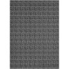 Acekool 5x7 Washable Area Rug, Modern Farmhouse Geometric, Non-Slip, Soft Low Pile, Easy Care Neutral Carpet for Living Room, Bedroom,  Light Brown - 3 of 4