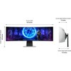 Samsung 49" Odyssey OLED G9 Dual QHD 240Hz 0.03ms Curved Gaming Monitor - (G95SD) - 4 of 4