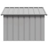 vidaXL Dog House Grey Galvanized steel 45.9 x 40.6 x 32.1 in Durable - 4 of 4