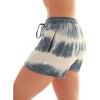 Just Love Women's Loop Terry Tie Dye Shorts - Comfortable and Stylish Loungewear for Summer - 2 of 3