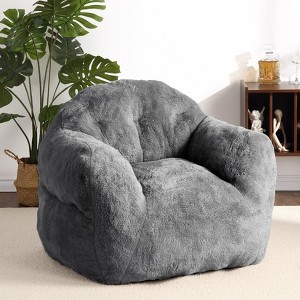 TROPOW Extra Large Bean Bag Chair,Pre-Filled Plush Beanbag Sofa for Adults, Kids & Teens, Comfortable Lounge Chair for Bedroom & Living Room - 1 of 4