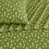 100% Turkish Cotton Flannel Printed Sheet Set - Isla Jade - 3 of 4