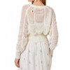 Women's Flower Detail Cardigan Sweater - mystree - 2 of 3