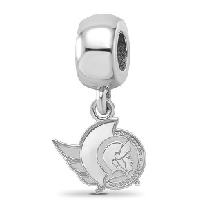 Black Bow Jewelry Sterling Silver Ottawa Senators NHL Bead Charm - 1 of 4
