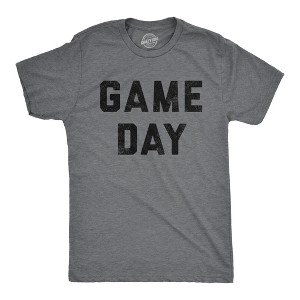 Mens Game Day T Shirt Funny Football Sunday Big Game Sports Graphic Tee - Crazy Dog Men's T Shirt - 1 of 4